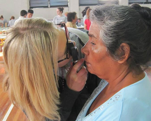 helping a patient in Mexico